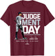 Aaron Judge Judgement Day Aaron Judge New York MLBPA T-Shirt - T-Shirt | Maroon