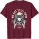 Aleut Tribe We Are Here Native Indian Skull Eagle T-Shirt - T-Shirt | Maroon