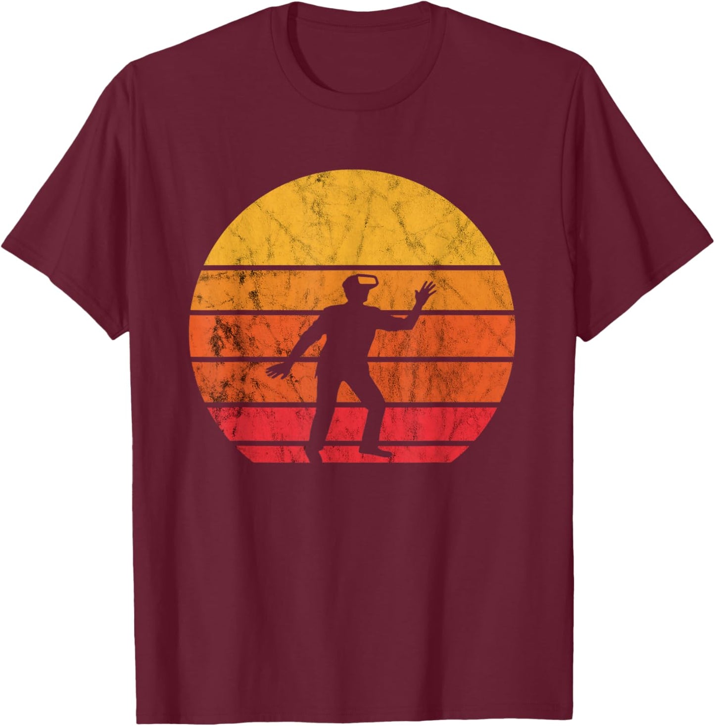 Vintage Retro VR Developer VR Gaming Virtual Reality T-Shirt - T-Shirt | Maroon