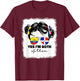 Half Dominican And Ecuadorian Ecuador Flag Kids Girl Girls T-Shirt - T-Shirt | Maroon