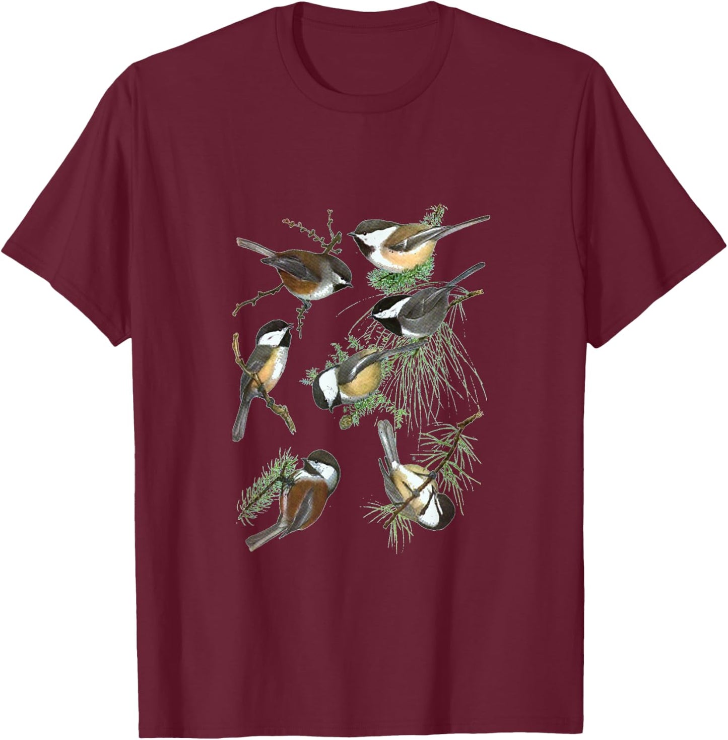 Chickadee T-Shirt - T-Shirt | Maroon