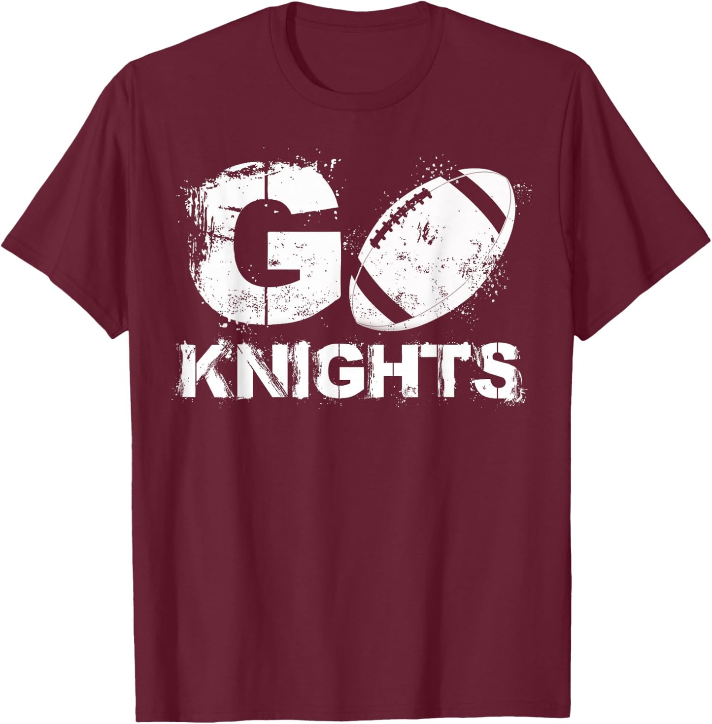Football Go Knights T-Shirt - T-Shirt | Maroon