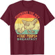 Chickens The Pet That Poops Breakfast Retro Vintage Funny T-Shirt - T-Shirt | Maroon