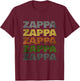 Love Heart Zappa Grunge Retro Vintage Style Black Zappa T-Shirt - T-Shirt | Maroon