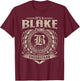 It's A BLAKE Thing You Wouldn't Understand Name Vintage T-Shirt - T-Shirt | Maroon