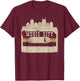 Nashville Skyline Cassette Vintage Retro Country Music City T-Shirt - T-Shirt | Maroon