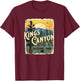 Kings Canyon National Park California USA Vintage Souvenir T-Shirt - T-Shirt | Maroon