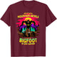 Bigfoot Battle of Ape Canyon Mt St Helens 1924 Retro Cryptid T-Shirt - T-Shirt | Maroon