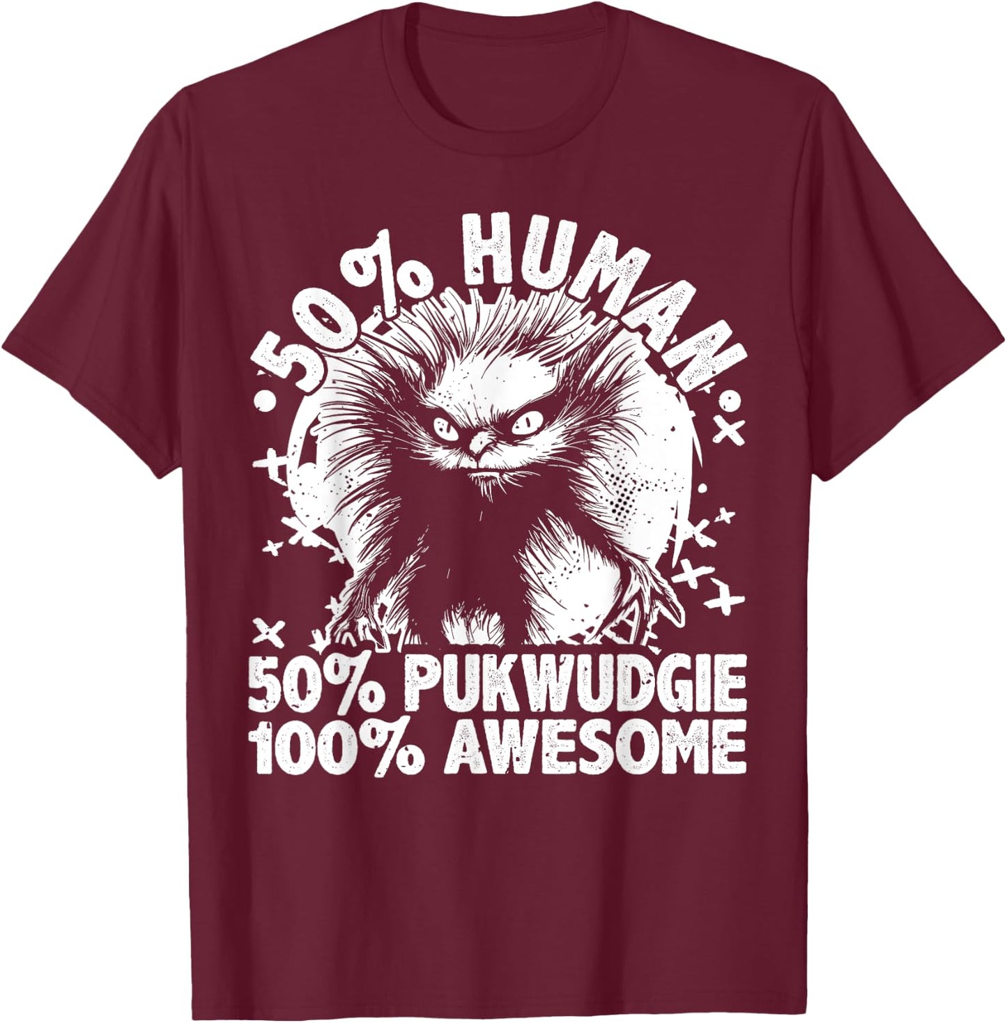 Pukwudgie Cryptid & Folklore Myths For A Cryptozoologist T-Shirt - T-Shirt | Maroon