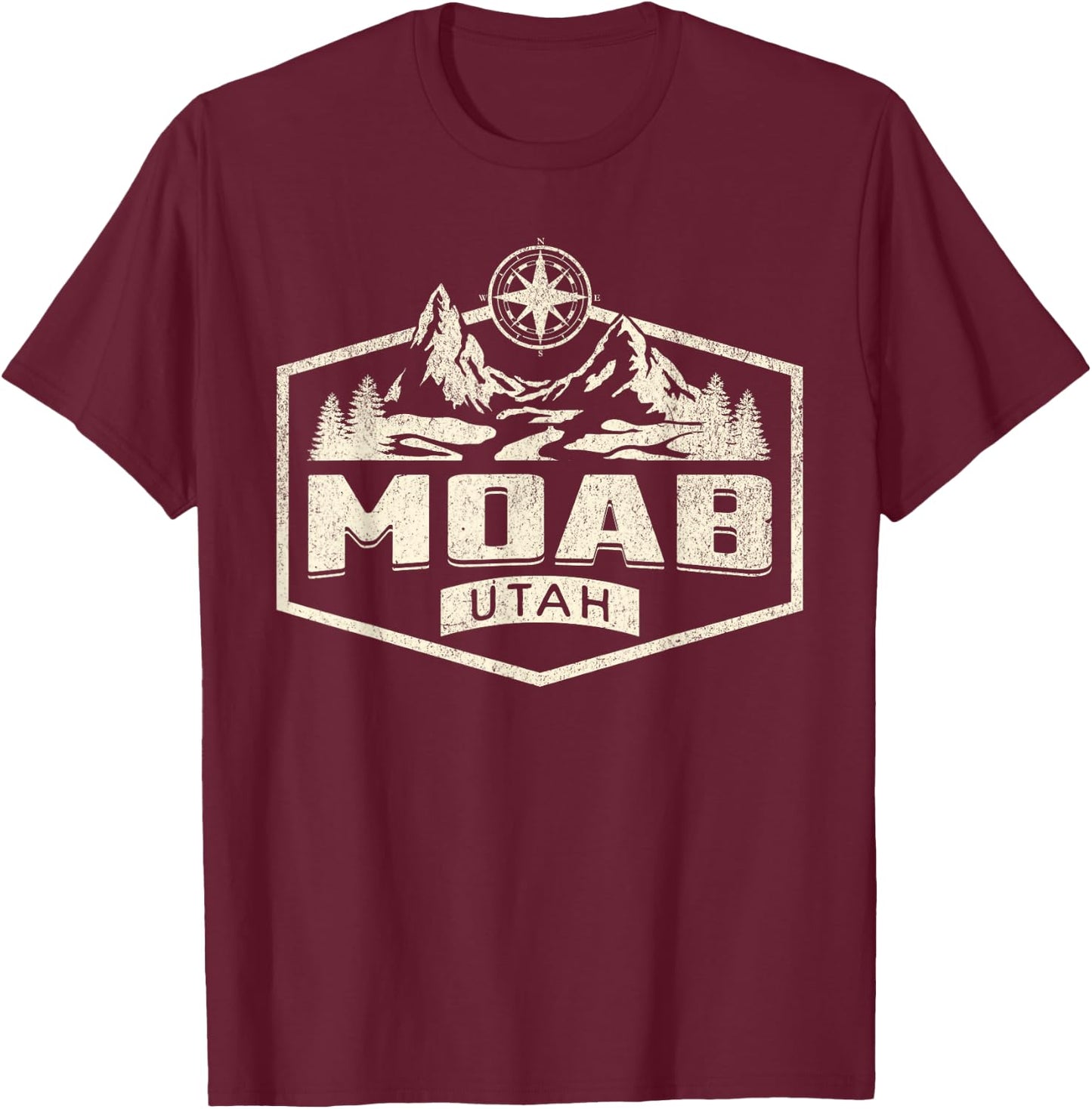 Moab Utah T-Shirt - T-Shirt | Maroon