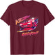 Cars - Kachow Lightning McQueen T-Shirt - T-Shirt | Maroon