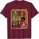 Steven Rhodes Eat Your Greens Bigfoot Retro Dark Humor T-Shirt - T-Shirt | Maroon