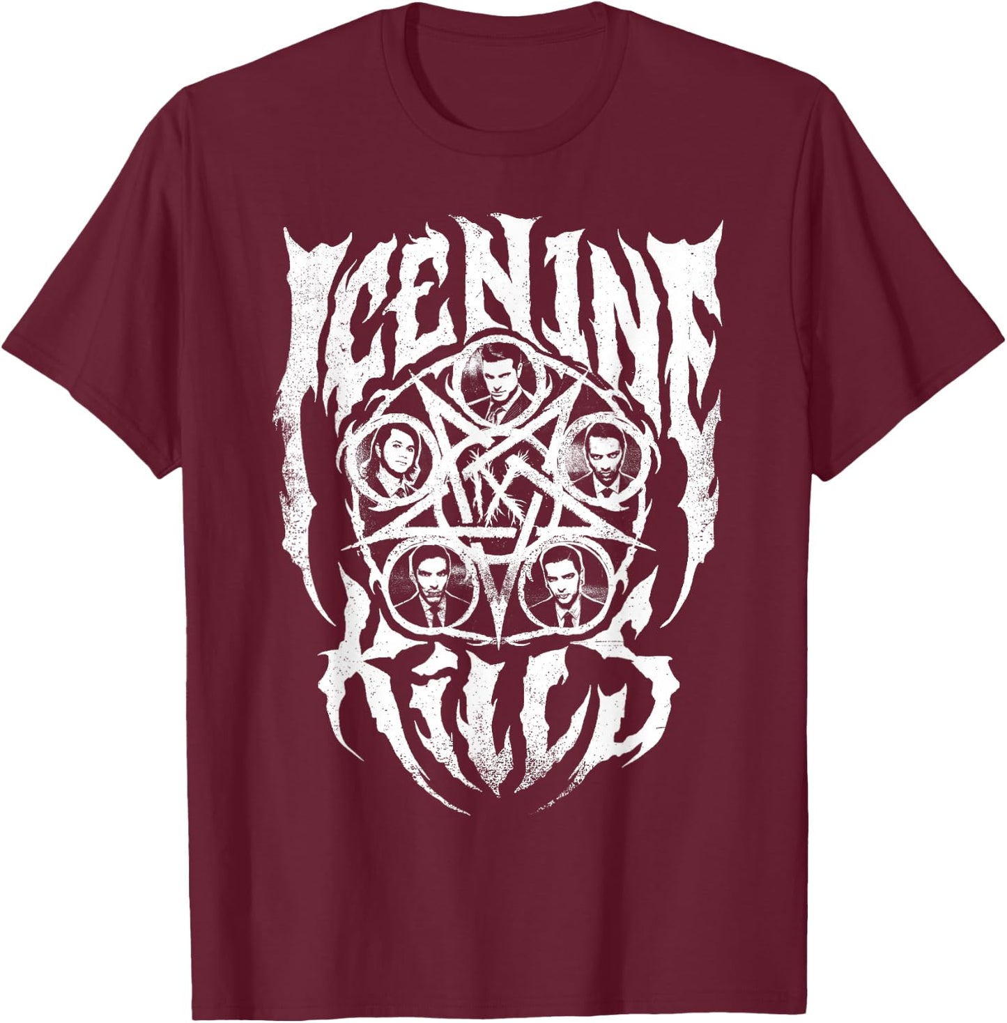 Ice Nine Kills – American Psycho Group T-Shirt - T-Shirt | Maroon
