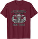 173rd Airborne Brigade- Combat Veteran (Front Design) T-Shirt - T-Shirt | Maroon