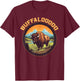 Lucky Buffalo Casino Slot Machine BUFFALOOOOO Gambling T-Shirt - T-Shirt | Maroon