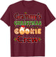 Red Plaid Cute Grammy Christmas Cookie Crew Gingerbread T-Shirt - T-Shirt | Maroon