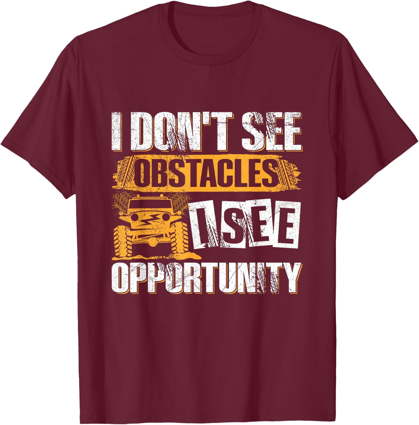 Offroad Rock Crawling 4x4 Design for a Rock Crawler Lover T-Shirt - T-Shirt | Maroon