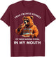 I'm Into Fitness, Fitness Pizza In My Mouth - Funny Fitness T-Shirt - T-Shirt | Maroon