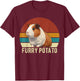 Guinea Pig Shirt Furry Potato Vintage Guinea Pig Funny T-Shirt - T-Shirt | Maroon
