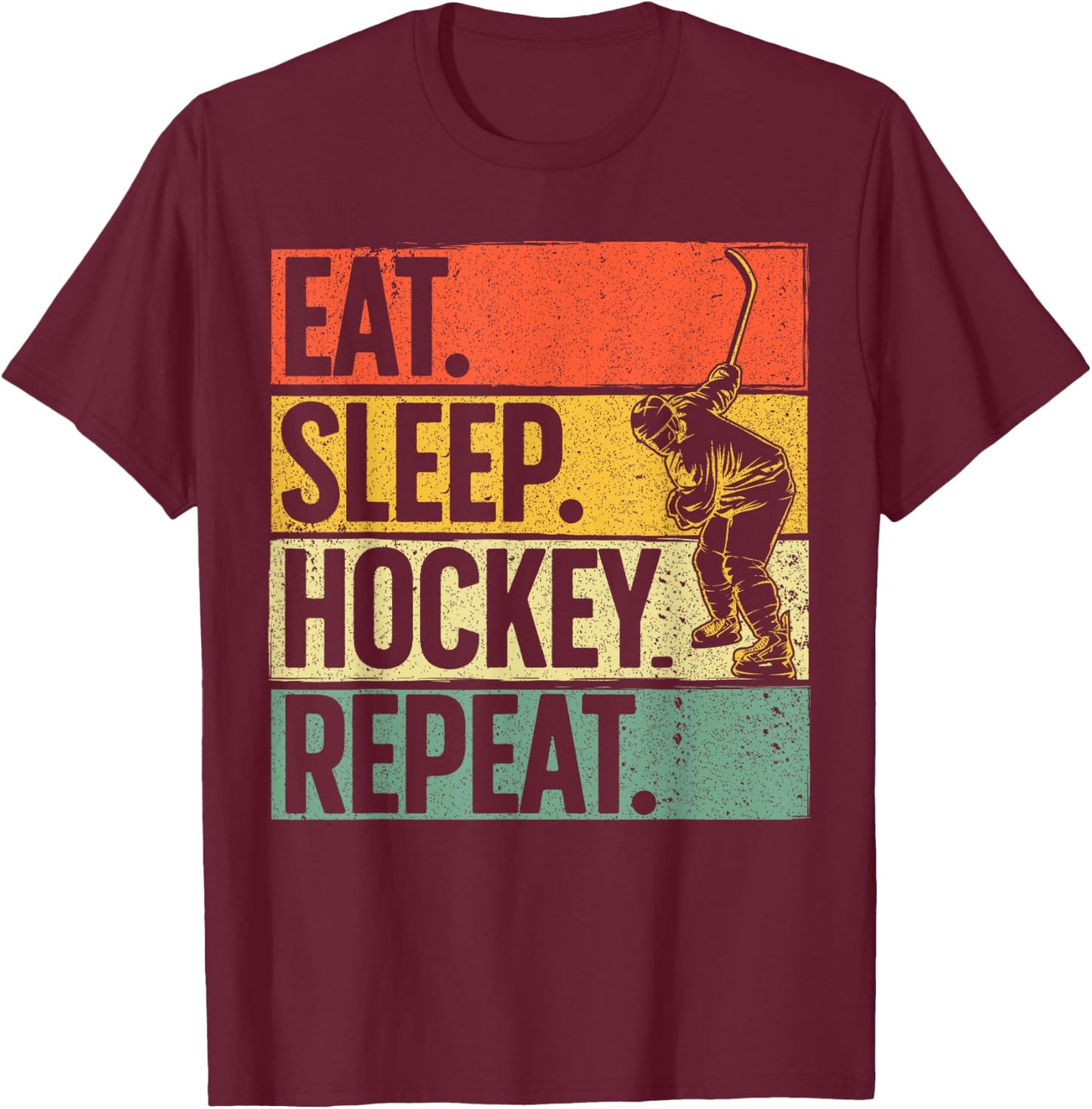 Cute Ice Hockey Women Hockey Lover Goalie Sports T-Shirt - T-Shirt | Maroon