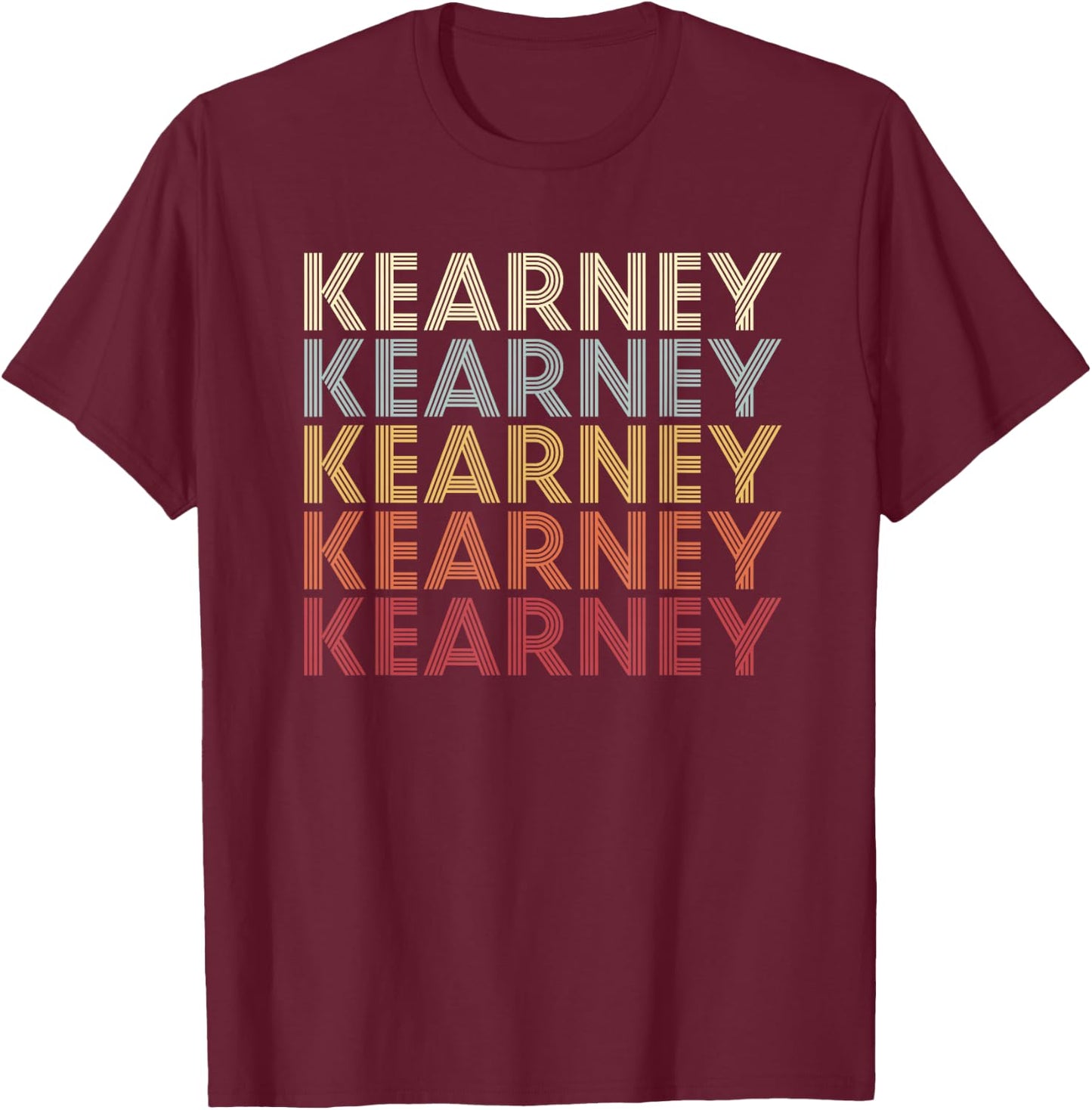 Kearney Missouri Kearney MO Retro Vintage Text T-Shirt - T-Shirt | Maroon