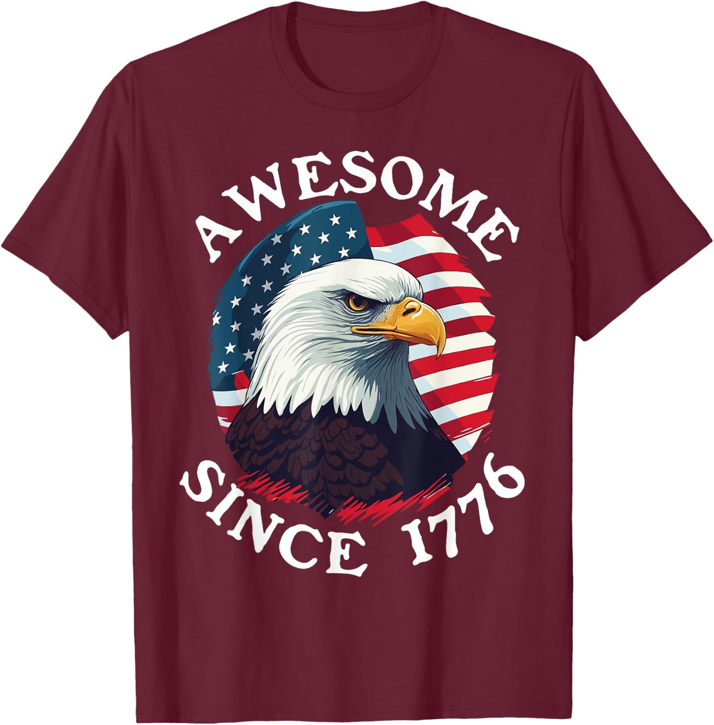 America 250th Anniversary 2026 Since 1776 USA July 4th Party T-Shirt - T-Shirt | Maroon