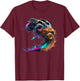 Airborne Monster Truck Jump Off Road Vehicle Colorful Dirt T-Shirt - T-Shirt | Maroon