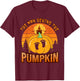 Halloween Pregnancy Expecting Pumpkin Costume T-Shirt - T-Shirt | Maroon