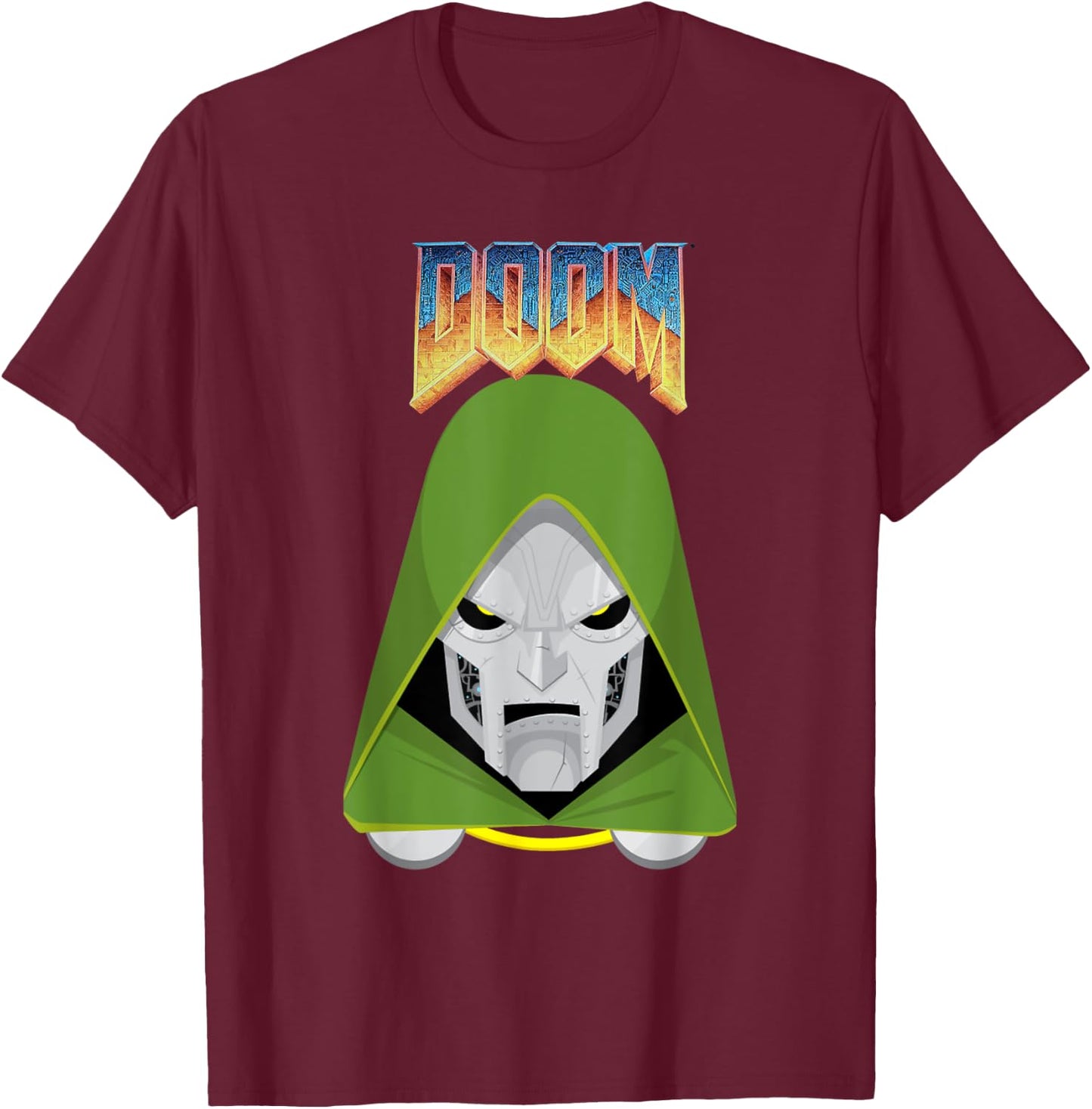 Dr Doom game lover T-Shirt - T-Shirt | Maroon