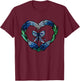 Texas Bluebonnets Blue Butterfly T-Shirt - T-Shirt | Maroon