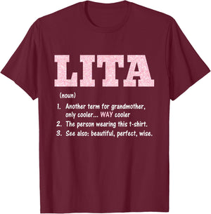 Lita Definition T-Shirt - T-Shirt | Maroon