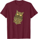 Golden owl T-Shirt - T-Shirt | Maroon