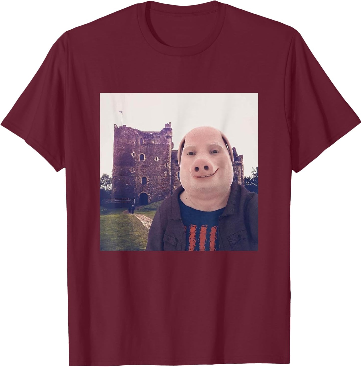 I Heart John Pork Funny Genz Meme T-Shirt - T-Shirt | Maroon