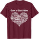 Heart Mom CHD Warrior Mother Congenital Heart Disease Mother T-Shirt - T-Shirt | Maroon
