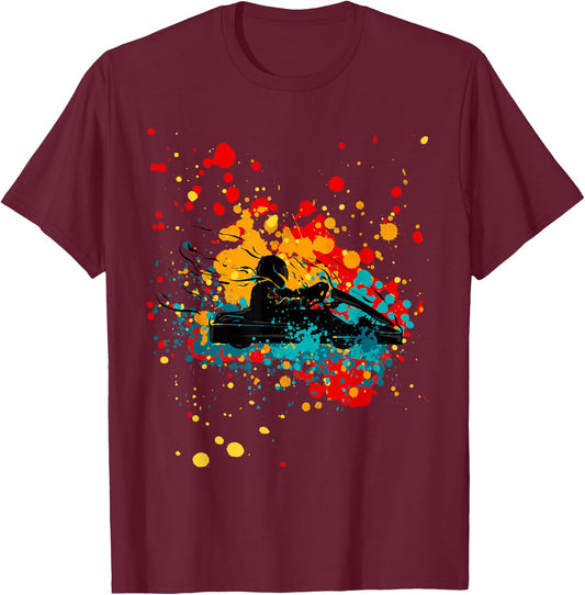 Go Cart Sport T-Shirt - T-Shirt | Maroon