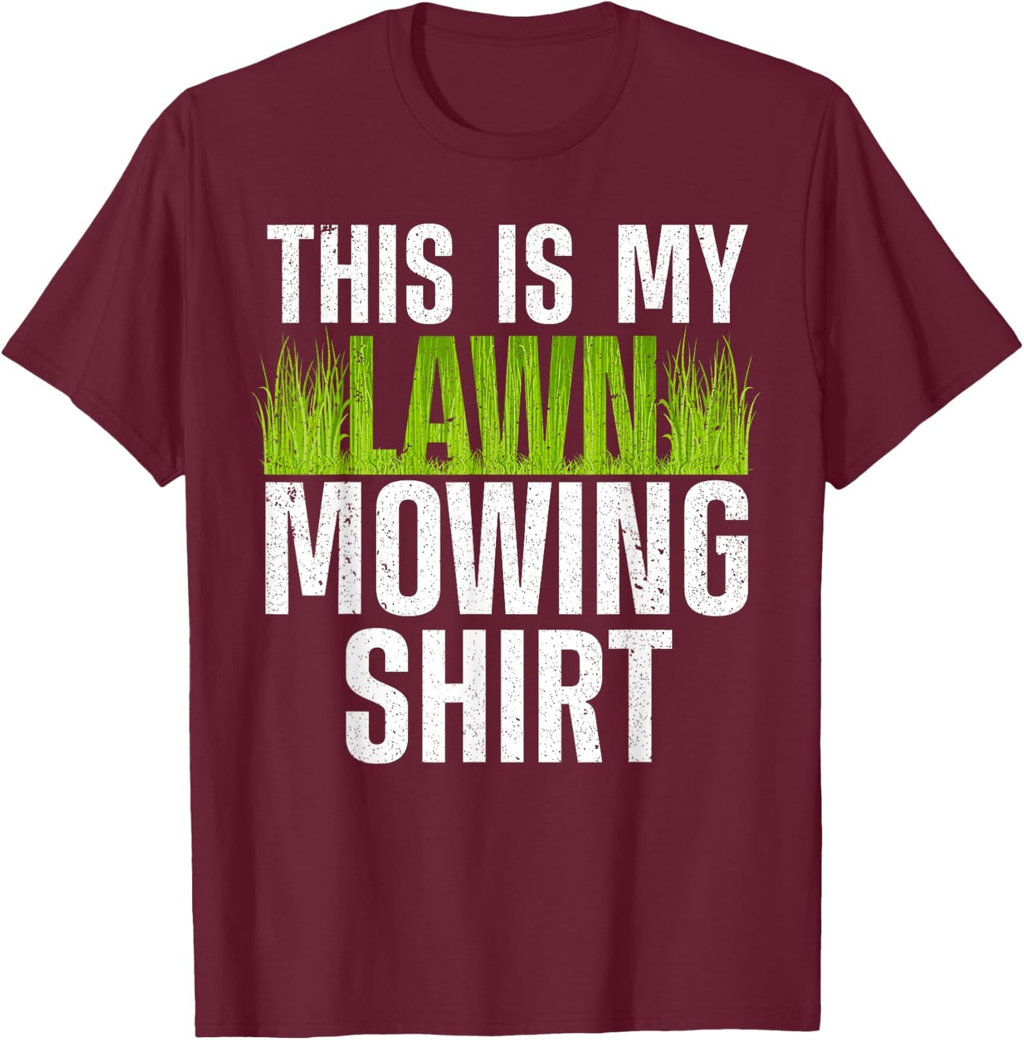 Cool Lawn Mowing Women Groundskeeper Care Landscaper T-Shirt - T-Shirt | Maroon