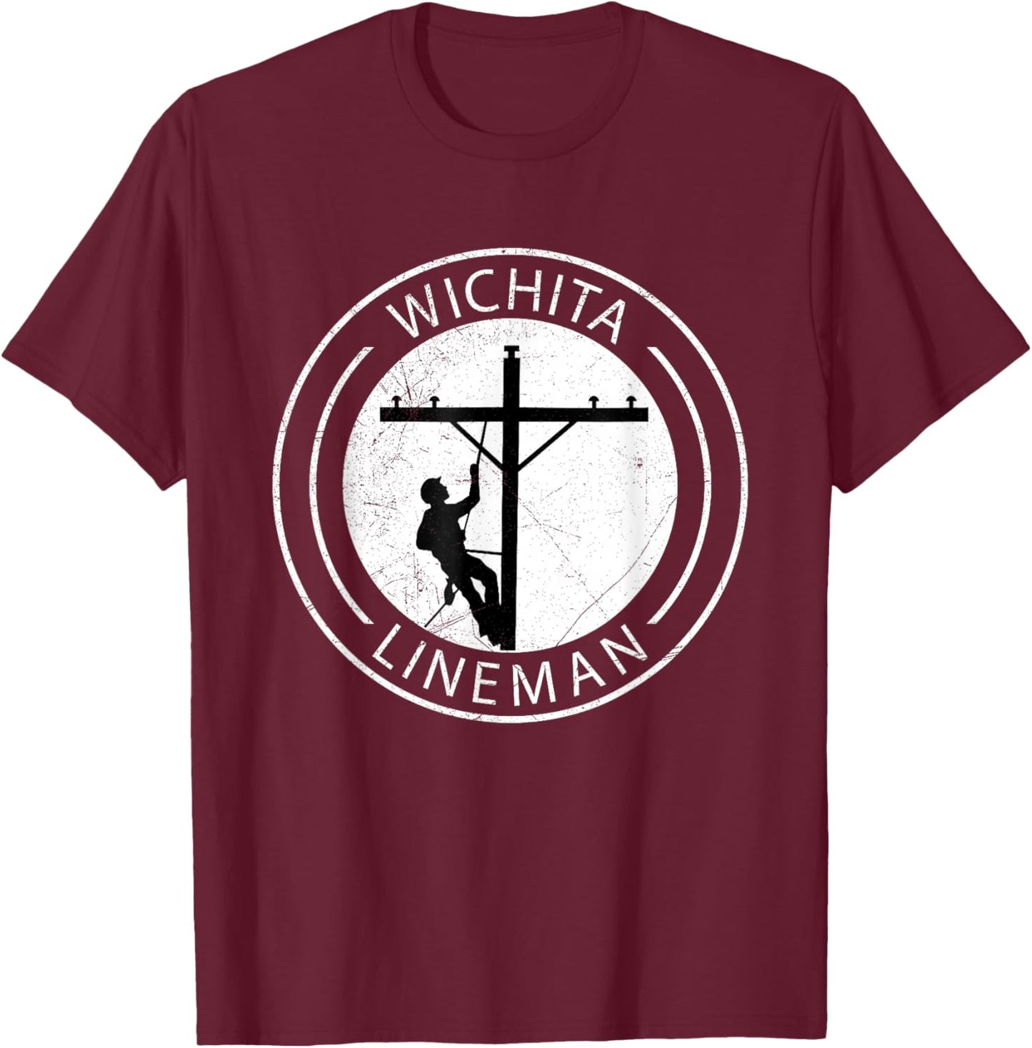 Wichita Lineman T-Shirt - T-Shirt | Maroon