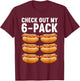 Funny Hot Dog Design Women Sausage Food Hotdog Lover T-Shirt - T-Shirt | Maroon