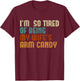 I'm tired of being my wife's arm candy funny humor husband T-Shirt - T-Shirt | Maroon
