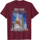 Vandenberg AFB Air Force Base Spaceflight Launch T-Shirt - T-Shirt | Maroon