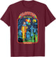 Steven Rhodes Clowns are Funny Graveyard Retro Dark Humor T-Shirt - T-Shirt | Maroon