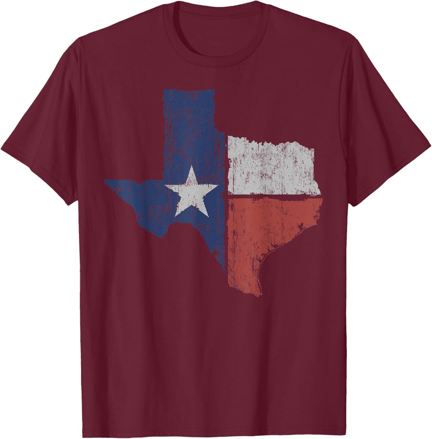 Texas Lone Star State Cowboy Culture State Howdy Longhorn T-Shirt - T-Shirt | Maroon