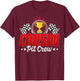 Pit Crew Cousin Racing Car Family Birthday Party Men Women T-Shirt - T-Shirt | Maroon