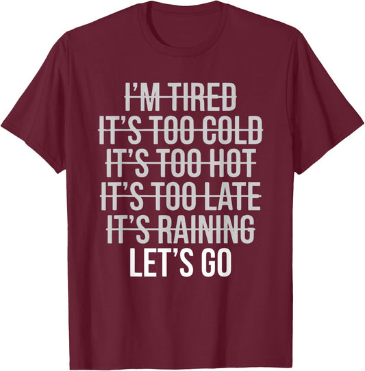 No Excuses -Fitness Exercise Motivation Bodybuilding Athlete T-Shirt - T-Shirt | Maroon