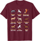 Horse Breeds Equestrian Horse Rider Racer Horseback Riding T-Shirt - T-Shirt | Maroon