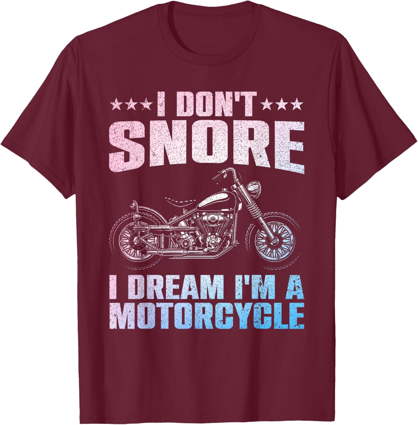 Funny Motorcycle Design Women Motorcycle Rider Lover T-Shirt - T-Shirt | Maroon