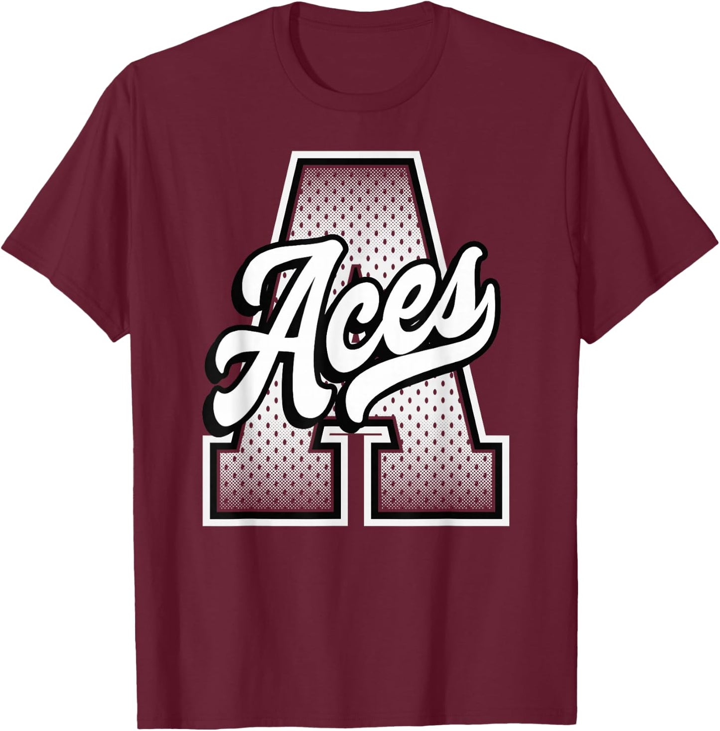 Aces T-Shirt - T-Shirt | Maroon