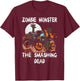Zombie Monster Truck The Smashing Dead T-Shirt - T-Shirt | Maroon