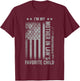 I'm My Mother in Law's Favorite Child Funny Men Father's Day T-Shirt - T-Shirt | Maroon