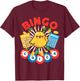 Bingo Player Chicken Girl Bingo Chick T-Shirt - T-Shirt | Maroon